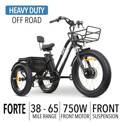 Forza Compact 500W E-Trikes 40-112 Miles Range Forza Compact 500W E-Trikes 40-112 Miles Range