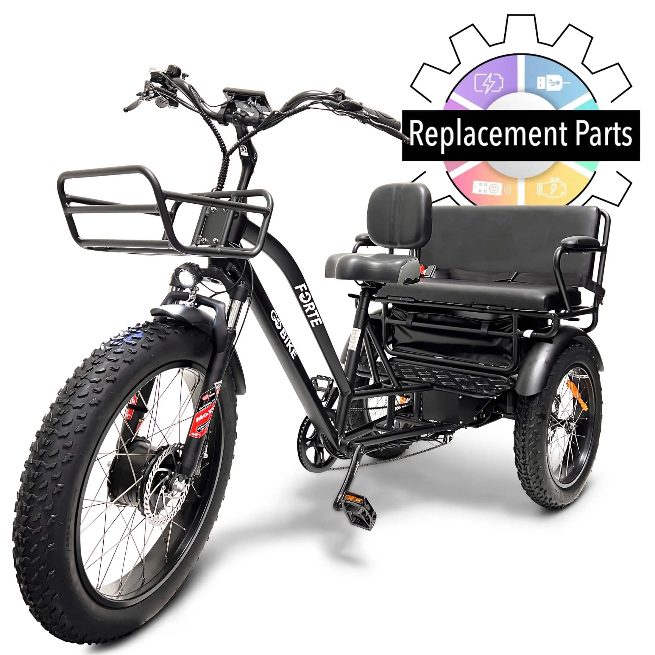 engine kit for 3 wheel bicycle Forte RS (Rear Seat) Replacement Parts – ElectricGOBIKE