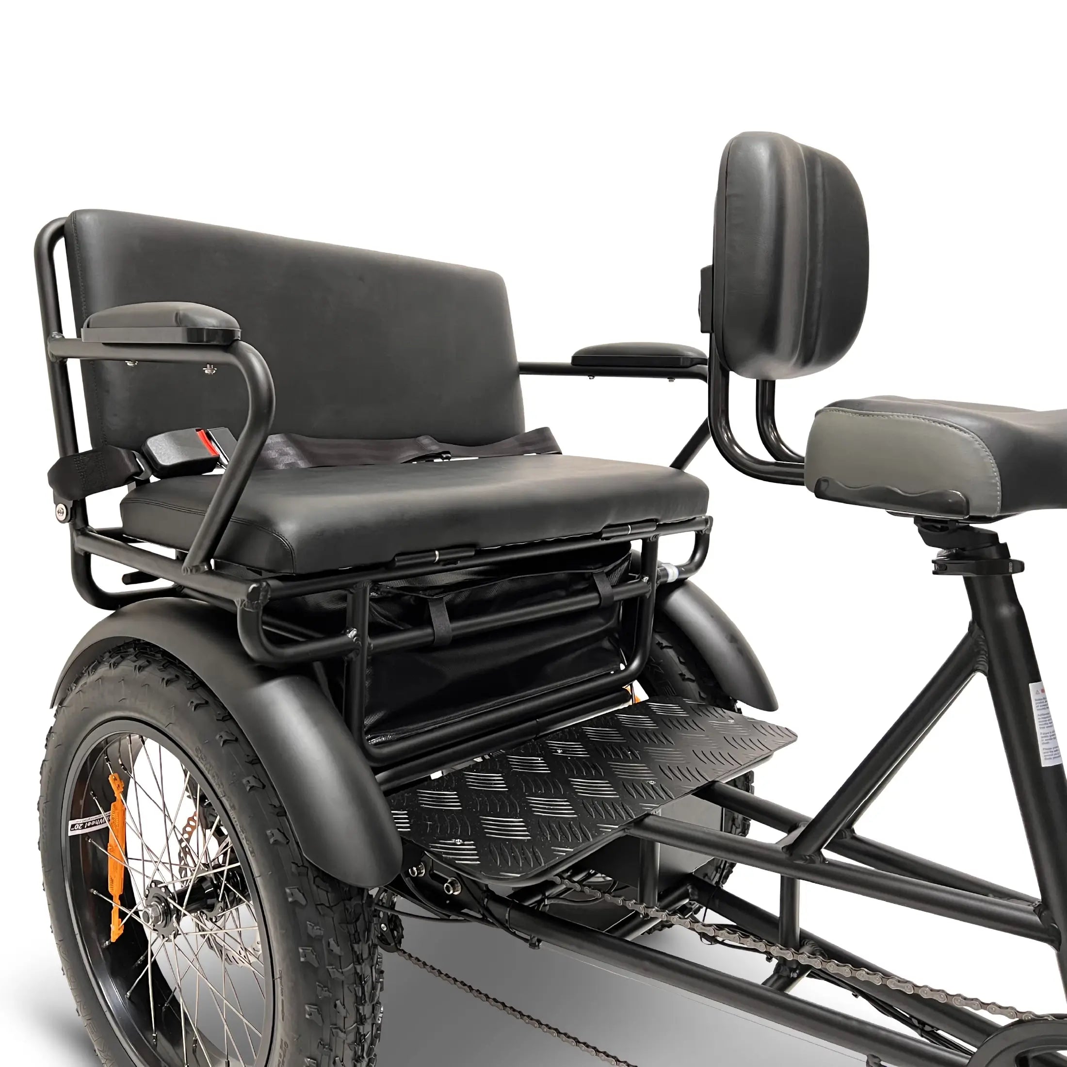 2 passenger electric best sale tricycle